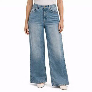 BDG High-Rise Wide-Leg Jeans | Size 27 | Light Wash Retro Denim